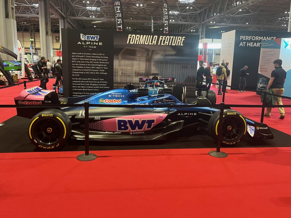 Alpine F1 car at Autosport24